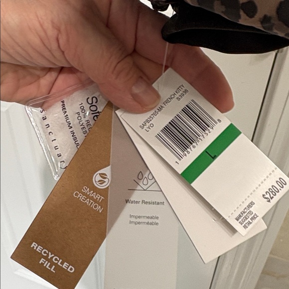 Sanctuary French Kitty Animal Print “Puffer-Up Jacket”’ with Hood - Picture 9 of 14